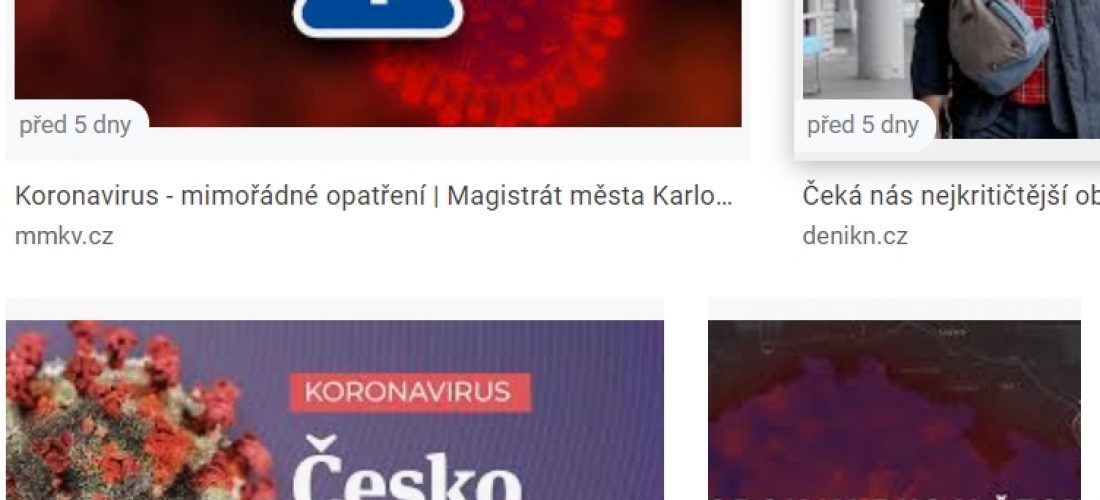 Koronavirus ve vyhledávačích?