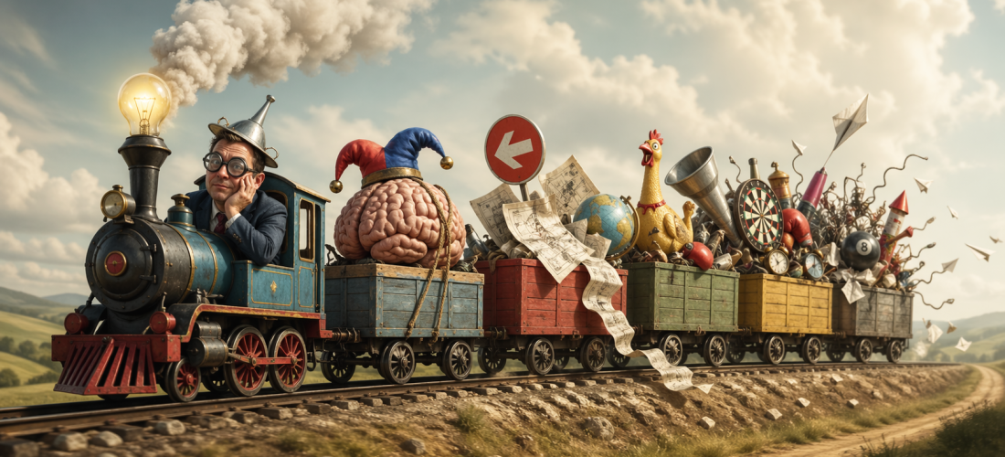 Vláček s blbostí zpravidla nemívá jen jeden vagón